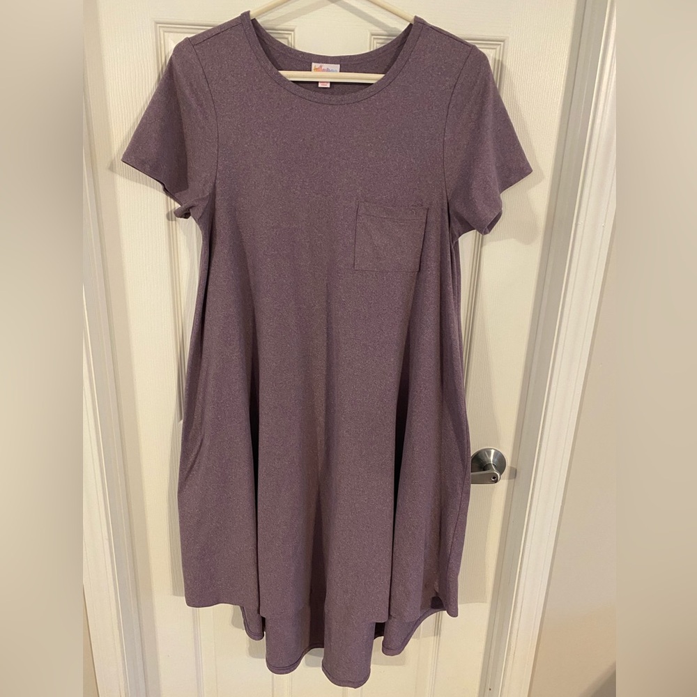 Last chance! Lularoe Small Purple Carly Dress